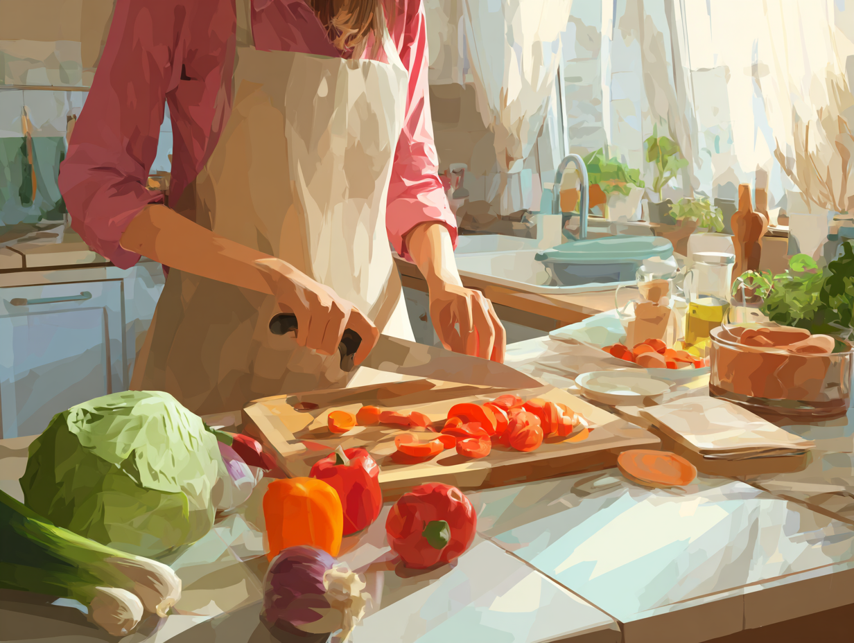 Ingrediente proaspete și colorate pentru mese echilibrate